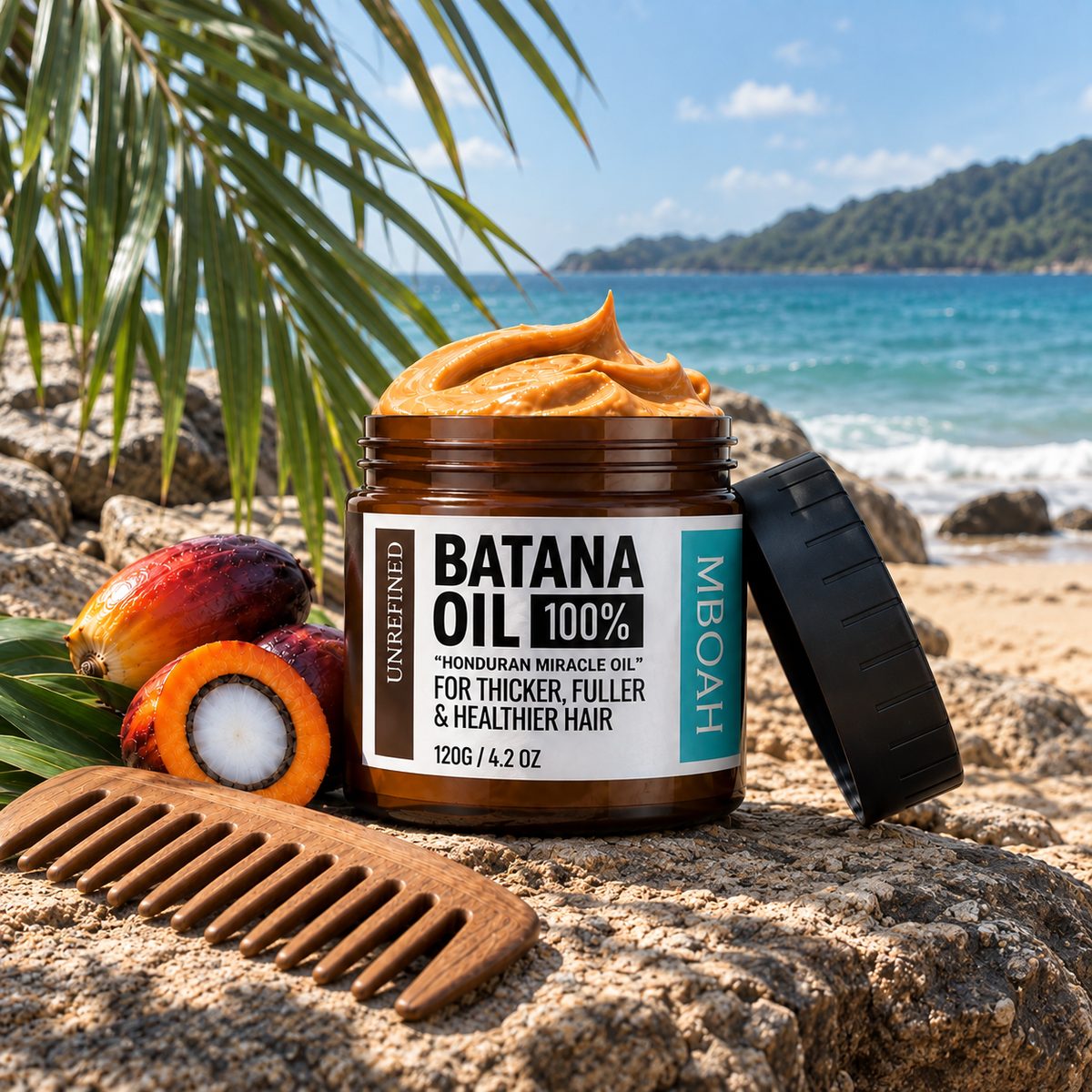 100% Unrefined Batana Oil Hair Conditioner 4.2 FL OZ